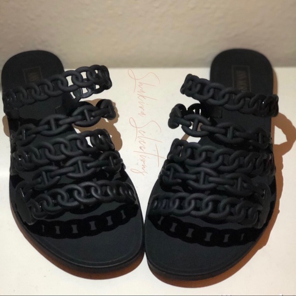 Shoes - Black Slide Sandal